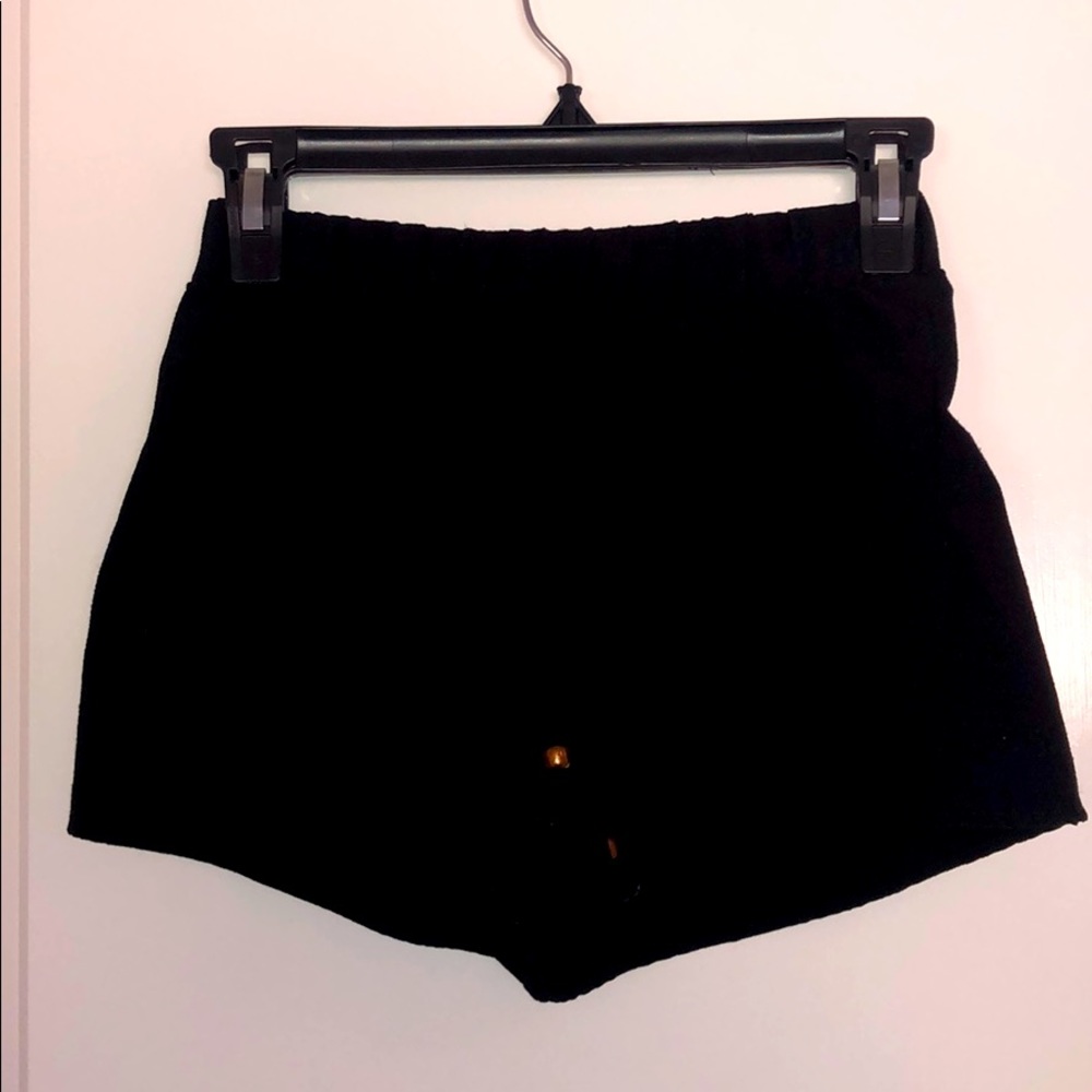 Wet Seal Black Flowy Shorts